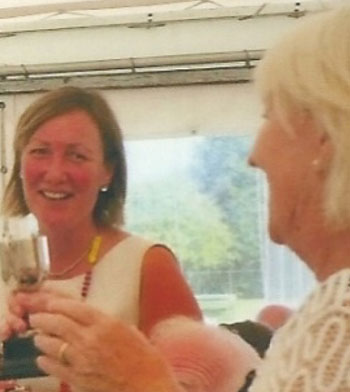 supporters enjoying a drink at a Framlingham Tennis Tournament Event
