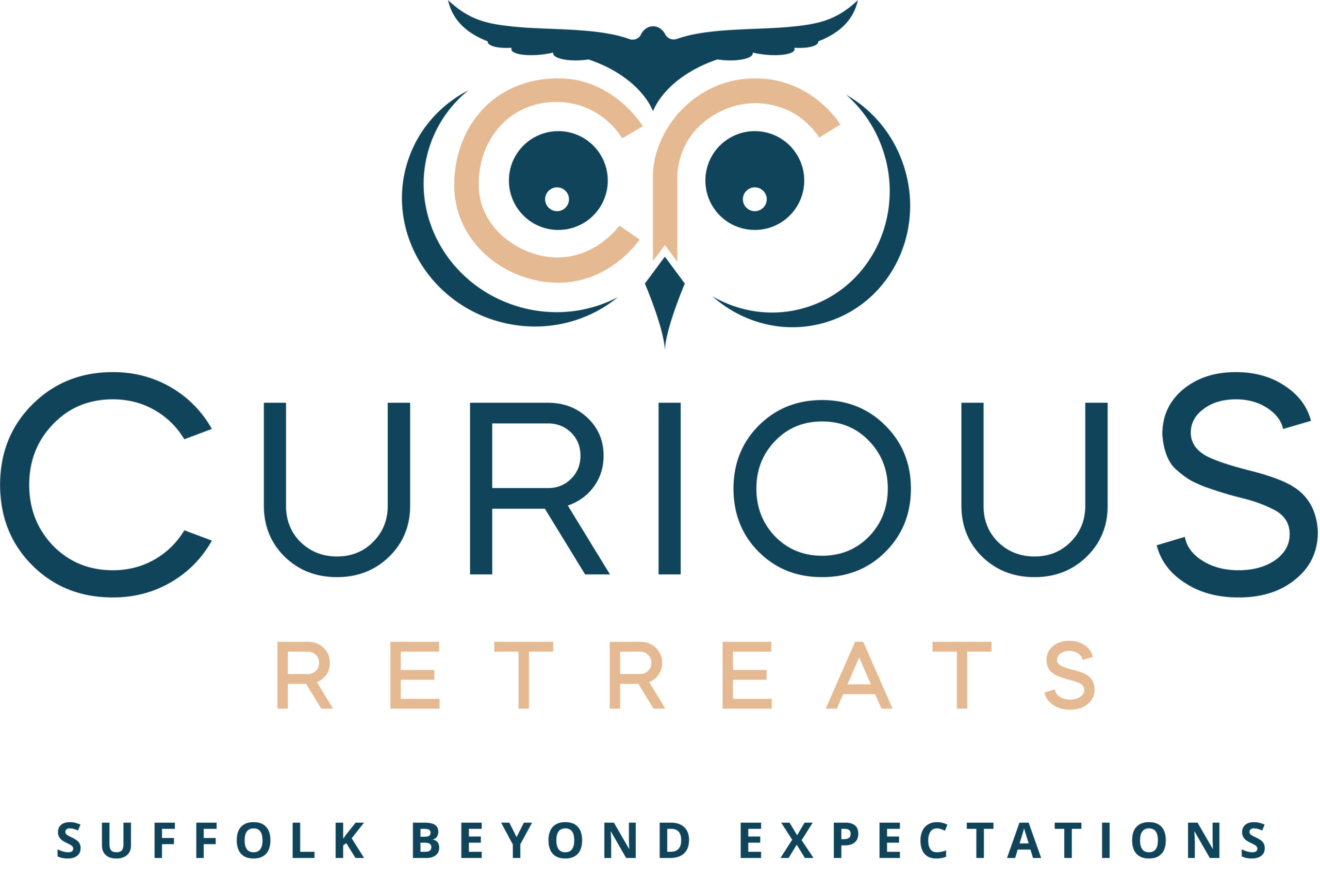 Curious Retreats Logo COLOUR tagline small